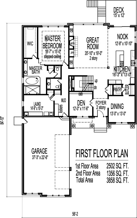 4 Bedroom House Floorplans